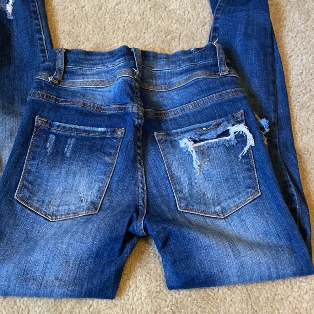 Nwot double button high rise Kancan skinny jeans - Picture 5 of 5